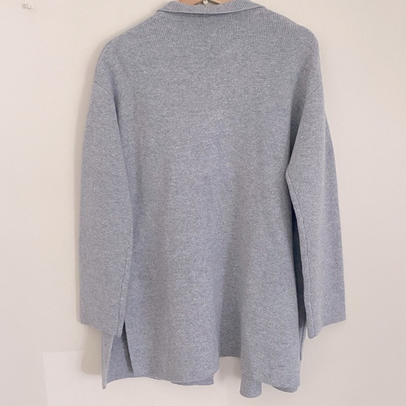 Soft Surroundings Gray Cardigan Blazer - Picture 5 of 5